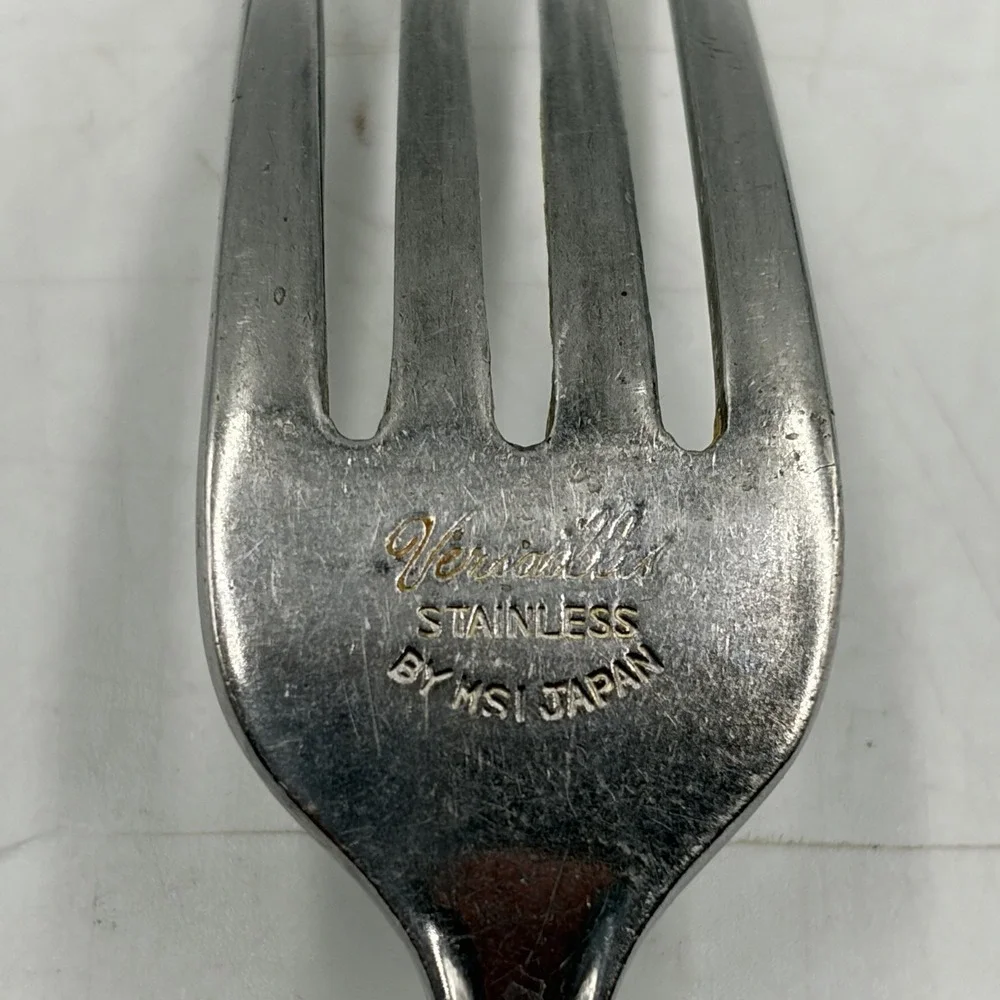 Versailles 7 Salad Lunch Forks 2 Dinner Forks MSI Stainless JAPAN Steel Flatware